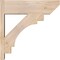 Ekena Millwork Merced Slat Smooth Outlooker, Douglas Fir, 7 1/2"W x 24"D x 24"H OUT08X24X24MRC06SDF - alternate 3
